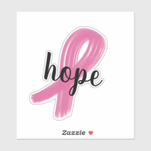 Sticker Espoir Pink Ruban Cancer Sensibilisation Vinyl Cou