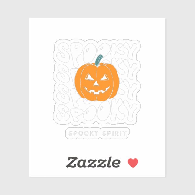 Sticker Esprit éffrayant (Feuille)