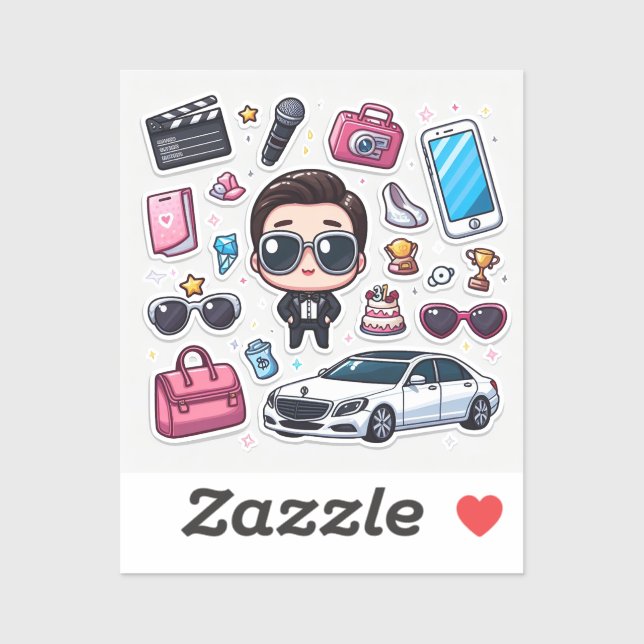 Sticker Essentials de style étoile (Fabian) (Feuille)