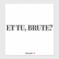 Et Tu, Brute ? Jules César III de Shakespeare