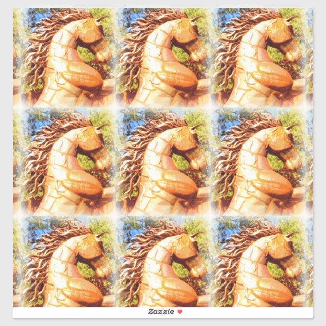 Sticker étalons de mustang (Feuille)