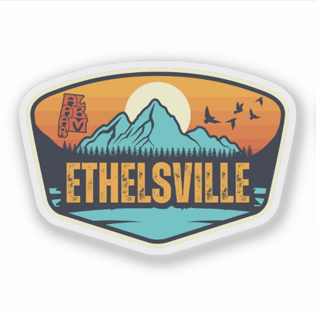 Sticker Ethelsville, Alabama (Devant)