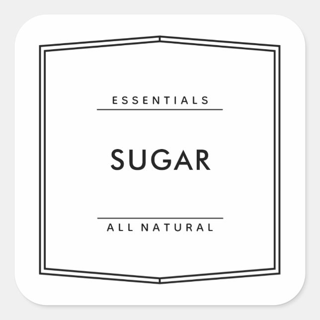 Sticker Étiquette (Devant)