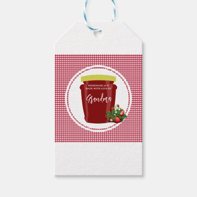 Sticker Étiquette de confiture maison modifiable (Devant)