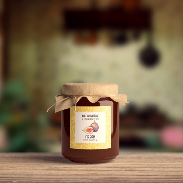 Sticker Étiquette de produit de confiture de coton (Créateur téléchargé)