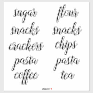 Sticker Étiquette de script de l'organisation de l