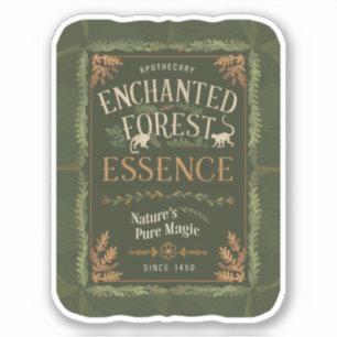 Sticker Étiquette Enchanted Forest Essence