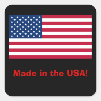 Sticker Étiquette Fabriqué Aux Etats-Unis