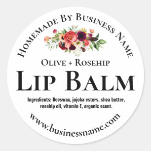 Sticker Étiquette Pour Lire Balm Maison