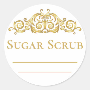 Sticker Étiquette Pour Scruter De Sucre Fait À La