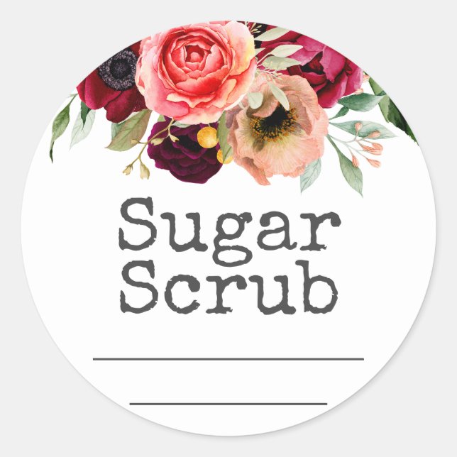 Sticker Étiquette Pour Scruter De Sucre Maison (Devant)