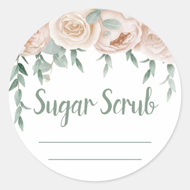 Sticker Étiquette Pour Scruter De Sucre Maison (Devant)