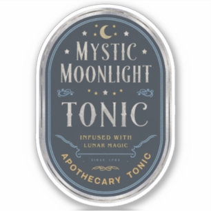 Sticker Étiquette Tonique Mystic Moonlight