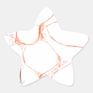 Sticker Étoile 00010 Art abstrait