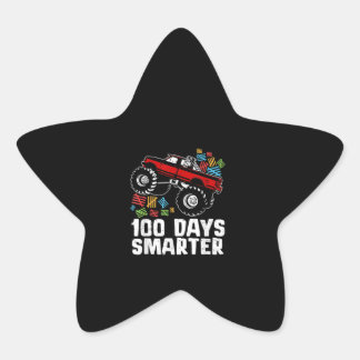 Sticker Étoile 100 Days Smarter Driver Truck Happy 100th School