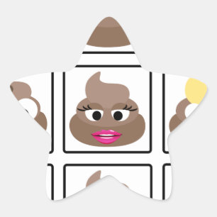 Sticker Étoile Afficher plusieurs faces