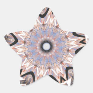 Sticker Étoile Africa Asia traditional edgy pattern