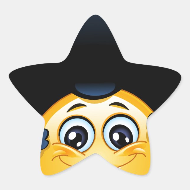 Sticker Étoile afro émoji (Devant)