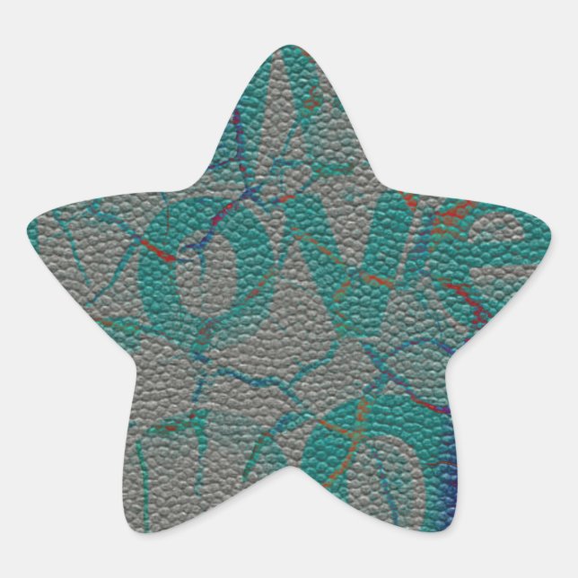 Sticker Étoile Amour (Devant)