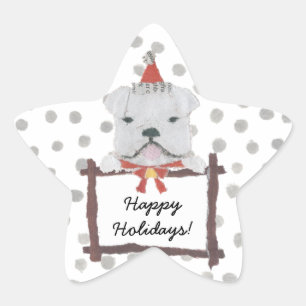 Sticker Étoile Anglais, Bulldog