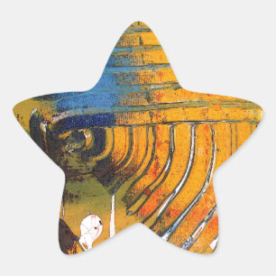 Sticker Étoile Art Abstrait