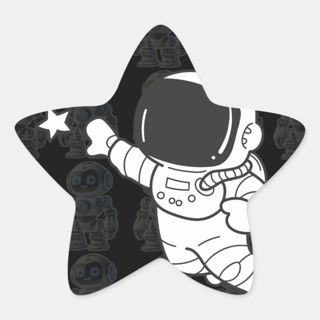 Sticker Étoile Articles d'artisanat et de fête > Articles d'embal (Devant)