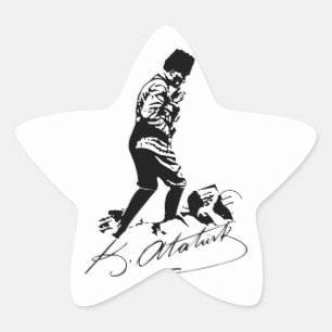 Sticker Étoile Ataturk