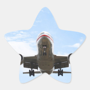 Sticker Étoile Avion à passagers