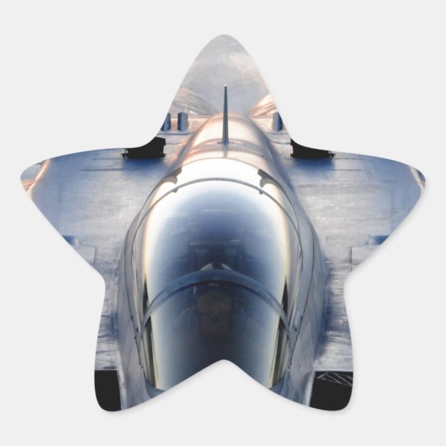 Sticker Étoile Avion militaire (Devant)