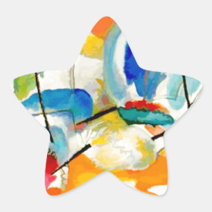 Sticker Étoile Bataille maritime de Kandinsky 1913