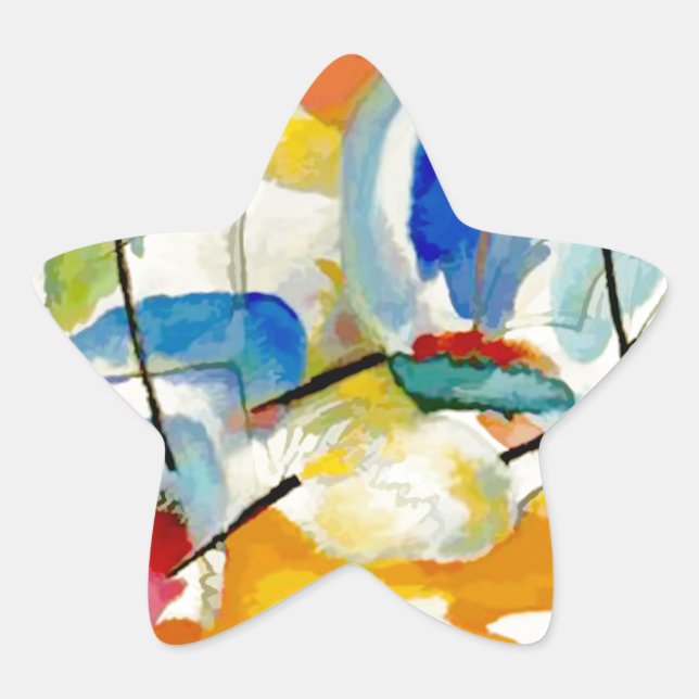 Sticker Étoile Bataille navale de Kandinsky 1913 (Devant)