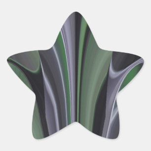 Sticker Étoile Beau Extraordinaire Vert Aurora Texture Art Design