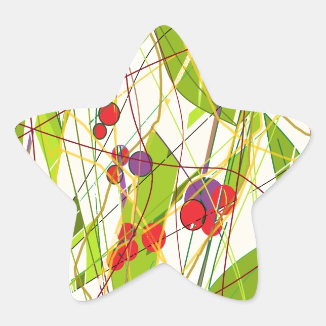 Sticker Étoile Beauté de natures (Devant)