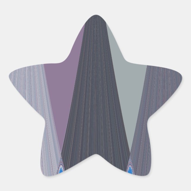 Sticker Étoile Belle impression Extraordinaire Chevron Design Art (Devant)