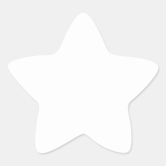 Sticker Étoile Blanc nuptial