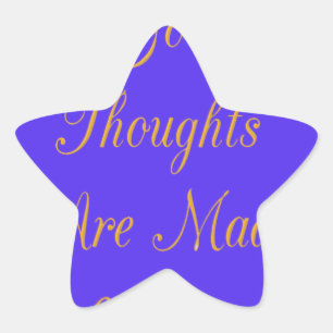 Sticker Étoile Blessful Reflections : Good Thghts of Love