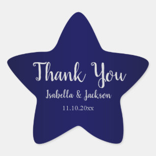 Sticker Étoile Bleu marine