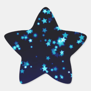 Sticker Étoile Blue Stars