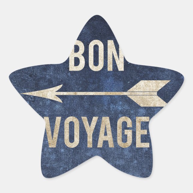 Sticker Étoile Bon Voyage (Devant)