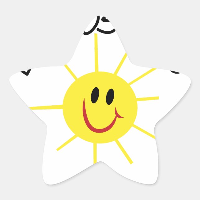 Sticker Étoile Buenos Dias (Devant)
