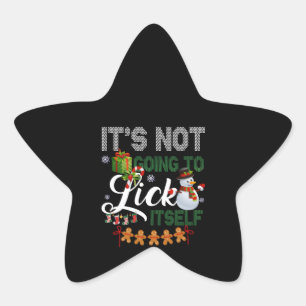 Sticker Étoile Ça ne va pas se lick Snowman