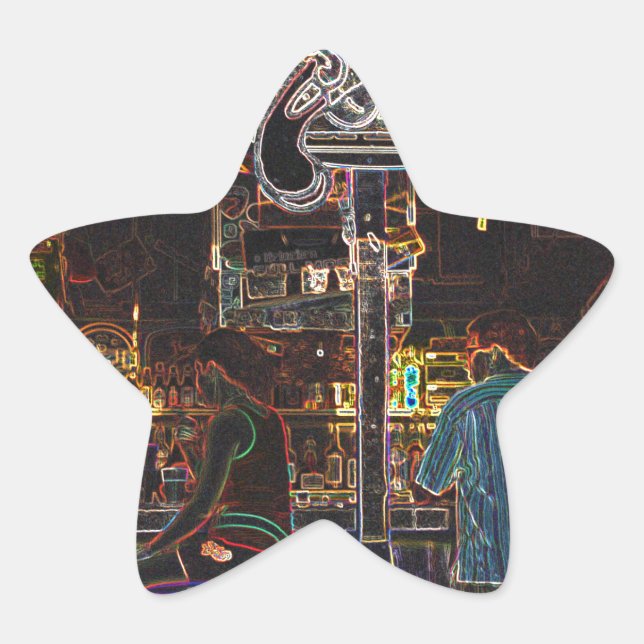 Sticker Étoile Calico Jacks Grand Cayman (Devant)