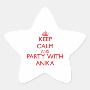 Sticker Étoile Calme et fête avec Anika
