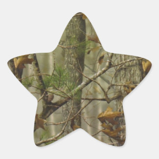 Sticker Étoile Camouflage classique