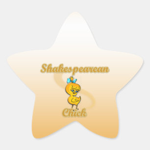 Sticker Étoile Chick Shakespeare