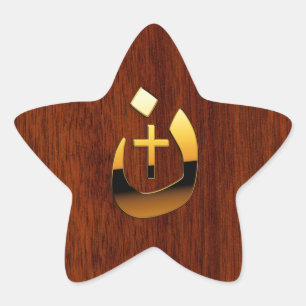 Sticker Étoile Christian Nazarene et Cross Solidarity