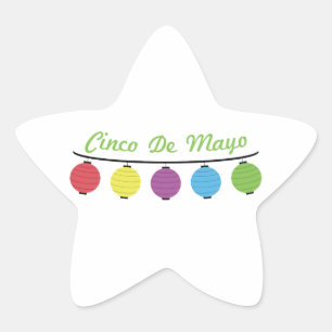 Sticker Étoile Cinco De Mayo