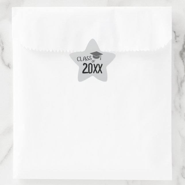 Sticker Étoile Class of 2025 Graduation (Sac)