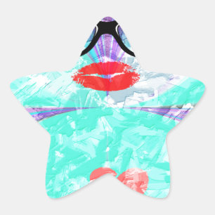 Sticker Étoile Coeur parfait