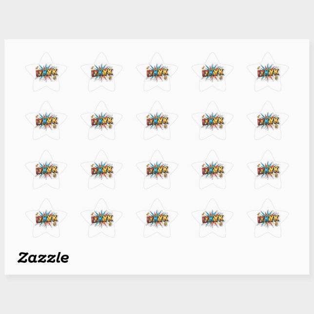 Sticker Étoile Collection ViralVibes (Feuille)